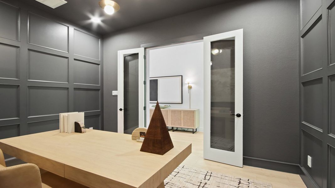 Furnished interior in a model home at Butlers Bend Estates in Pinehurst (Image 33). Furnished interior in a model home at Butlers Bend Estates in Pinehurst (Image 33).