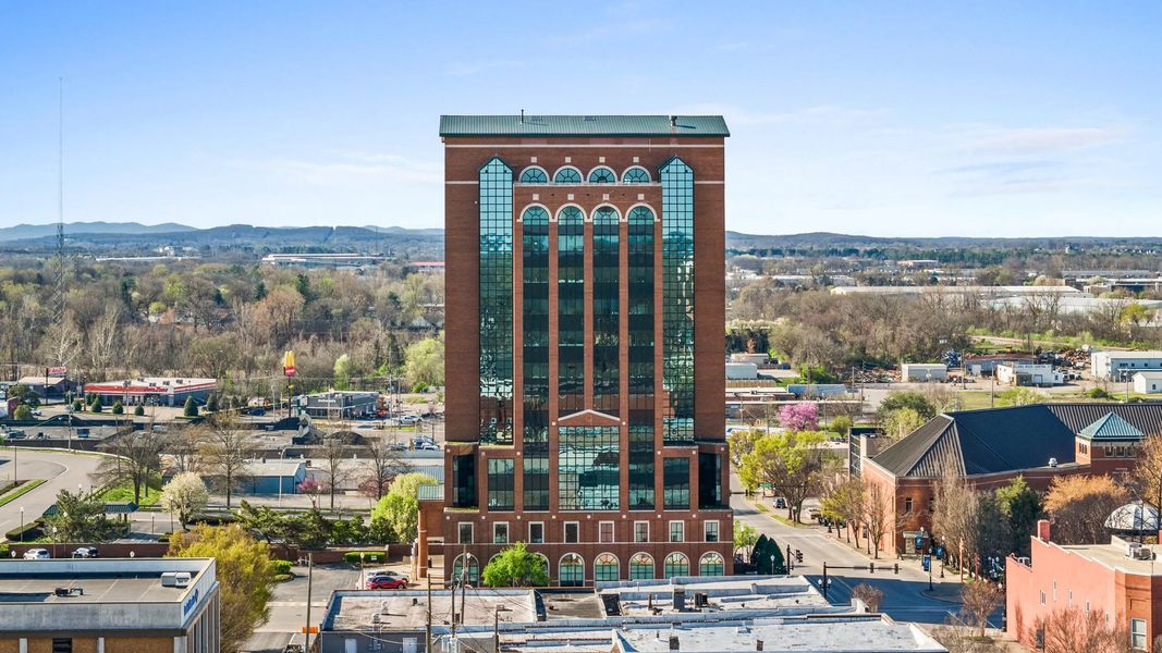 Aerial of Downtown Murfreesboro