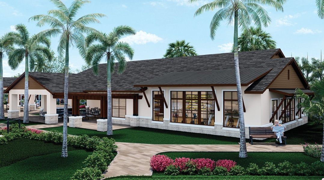 Front exterior of a home in the Turnleaf 60' community, located in Punta Gorda, FL (Image 4).