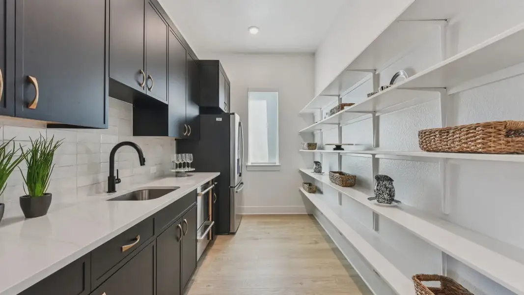 Furnished interior in a model home at Feathergrass in Florence (Image 11).