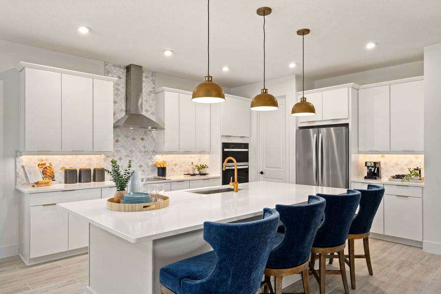 Furnished interior in a model home at Lakeside At Satilla in St. Cloud (Image 5).