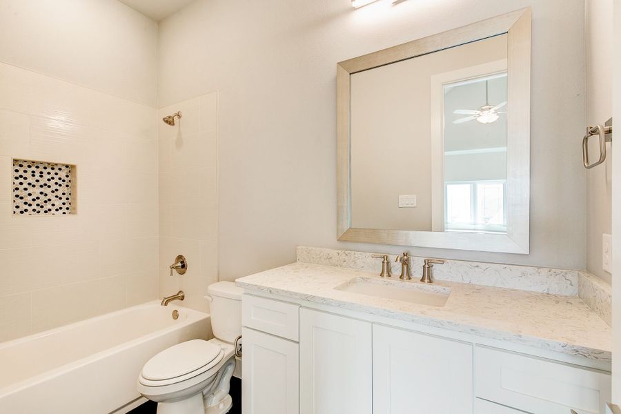 Furnished interior in a model home at Walsh in Fort Worth (Image 6).