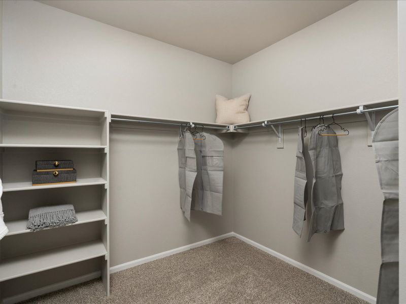 Furnished interior in a model home at Paint Brush Hills in Peyton (Image 12).