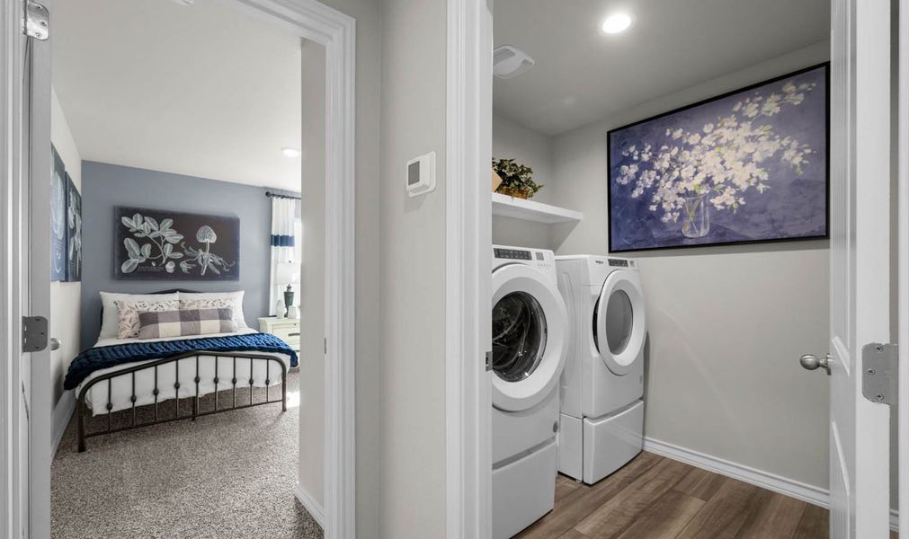 Furnished interior in a model home at Somerset at Sinton in Sinton (Image 22).