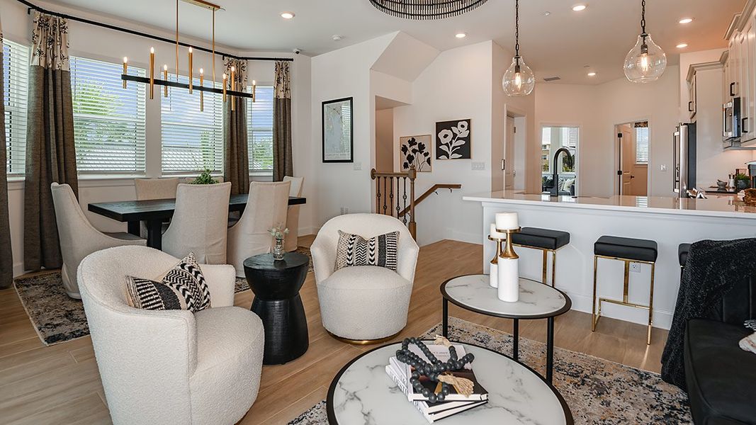 Furnished interior in a model home at Seahaven in Punta Gorda (Image 21).