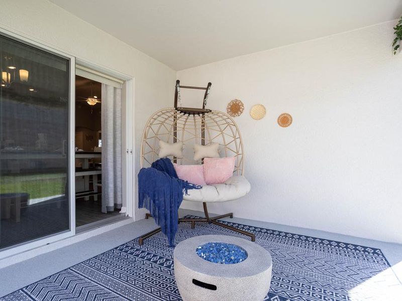 And, a drop zone at the garage entry helps keep clutter off your kitchen counters - Parysn model home in Davenport, FL