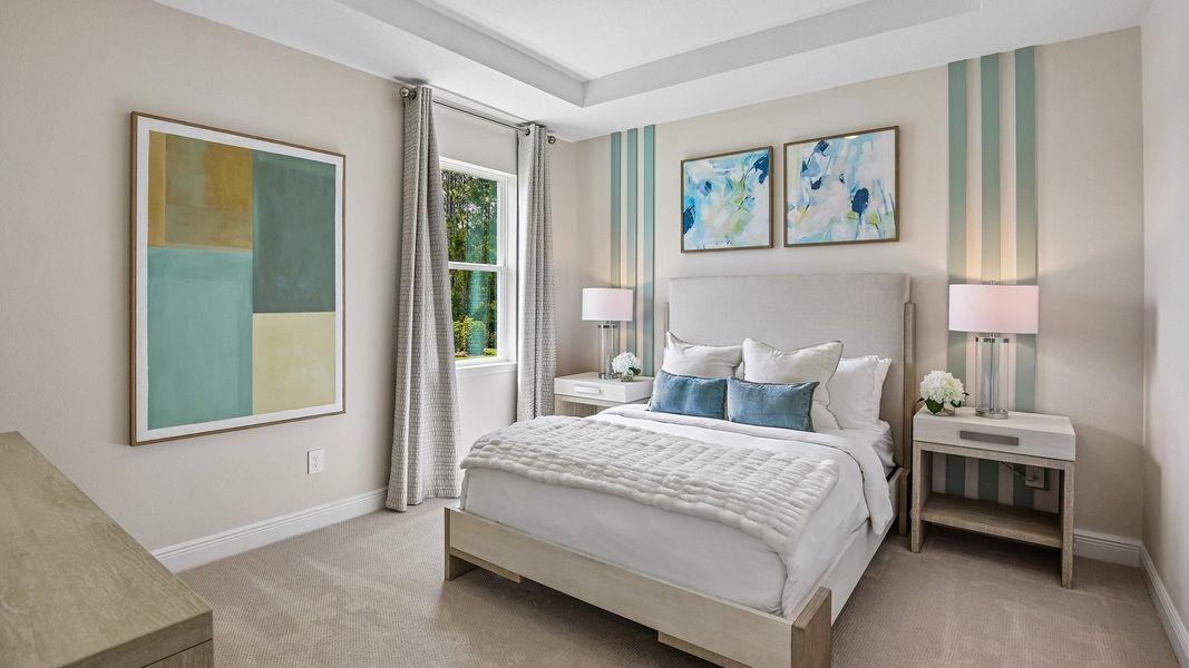 Furnished interior in a model home at Hammock at Two Rivers in Zephyrhills (Image 81).