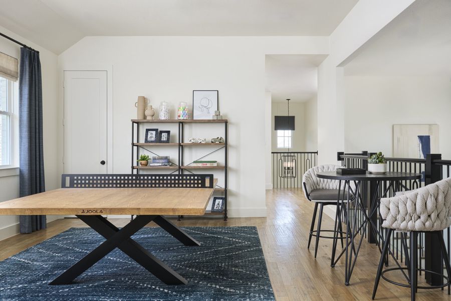 Furnished interior in a model home at Fields - 40' Lots in Frisco (Image 25).