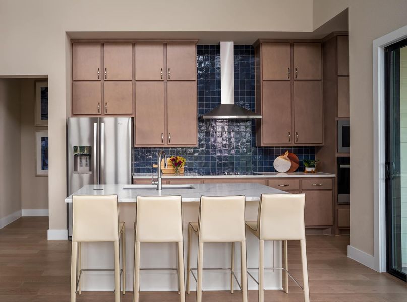 Furnished interior in a model home at Whisper Valley Community in Manor (Image 10).