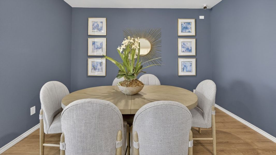 Furnished interior in a model home at The Hills of Sherman in Sherman (Image 28).