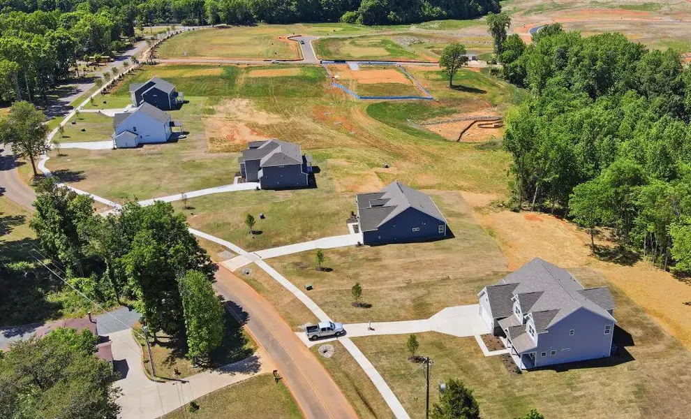 Aerial view of the Chasewood community in Charlotte, NC, showing layout and nearby surroundings (Image 1). Aerial view of the Chasewood community in Charlotte, NC, showing layout and nearby surroundings (Image 1).