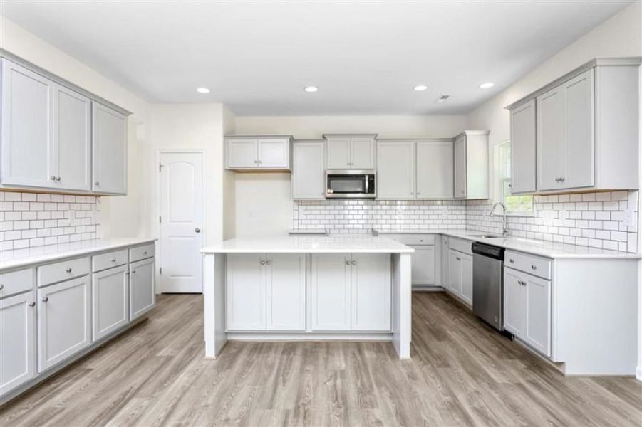 Furnished interior in a model home at Avondale in Greensboro (Image 8).