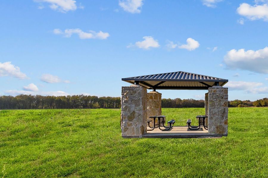 Gazebo and Picnic Tables