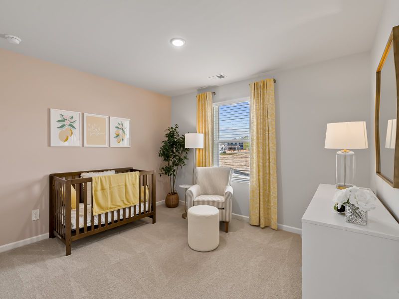 Customize the three upstairs secondary bedrooms to fit your lifestyle.