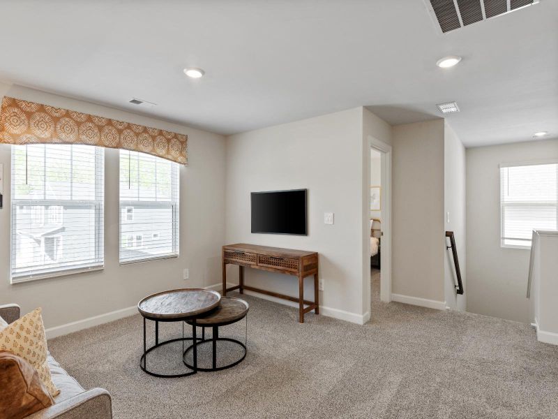 Turn the loft into your own personal hangout spot.