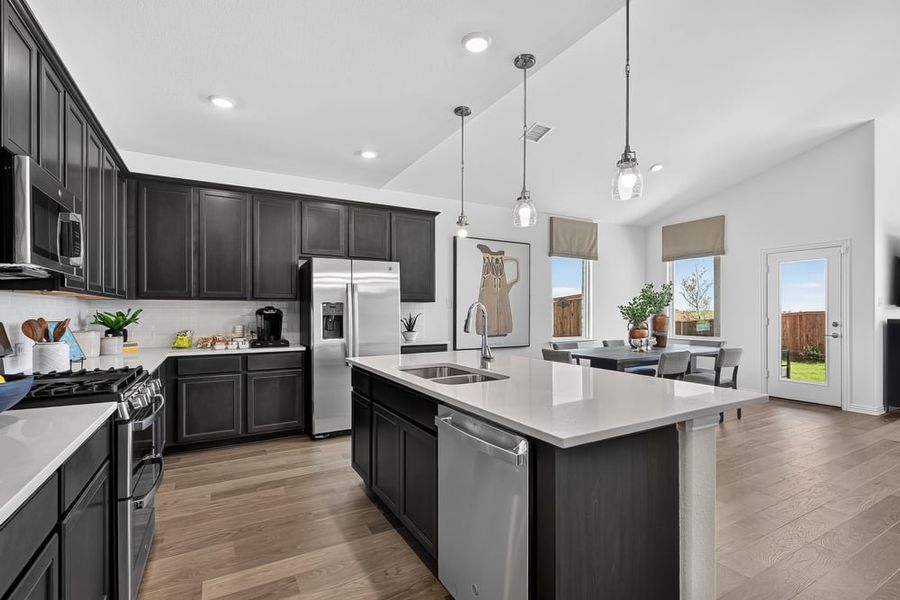 Furnished interior in a model home at Madero 50s in Haslet (Image 113). Furnished interior in a model home at Madero 50s in Haslet (Image 113).