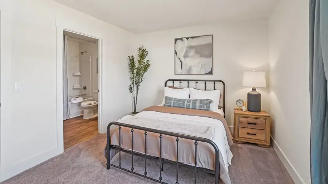 Furnished interior in a model home at Old Shiloh in Greeneville (Image 20).