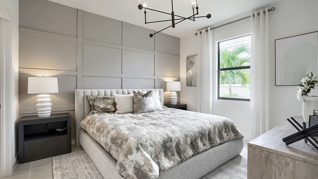 Furnished interior in a model home at Juniper Cove in Homestead (Image 5).