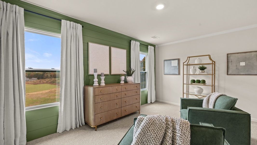 Furnished interior in a model home at Haven Abbey in Cumming (Image 53).