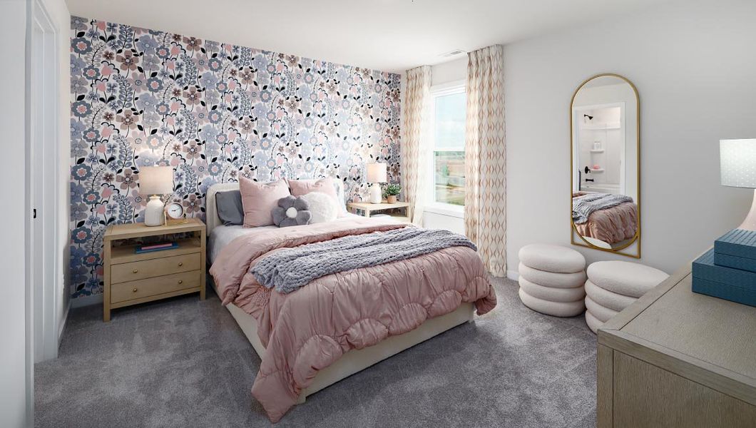 Furnished interior in a model home at Sanctuary at Southgate in Indian Trail (Image 30). Furnished interior in a model home at Sanctuary at Southgate in Indian Trail (Image 30).