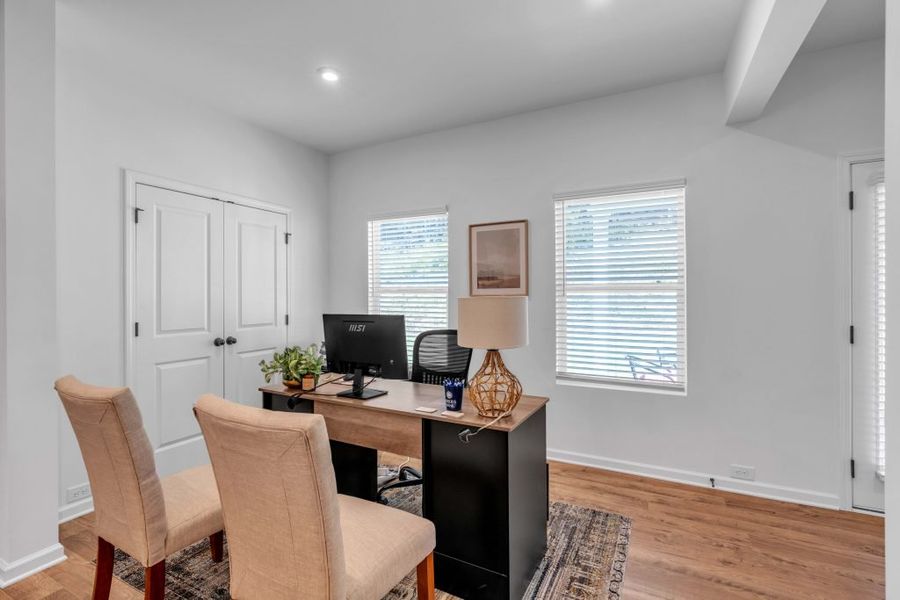 Furnished interior in a model home at The View at Groover's Lake in Lithia Springs (Image 15).