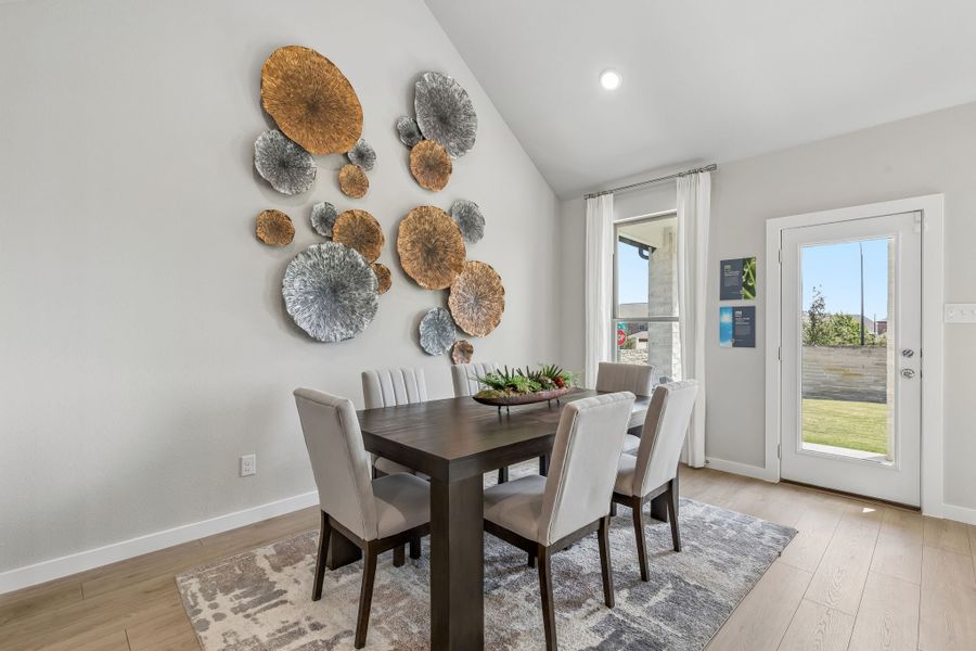 Furnished interior in a model home at Ventana in Fort Worth (Image 19).