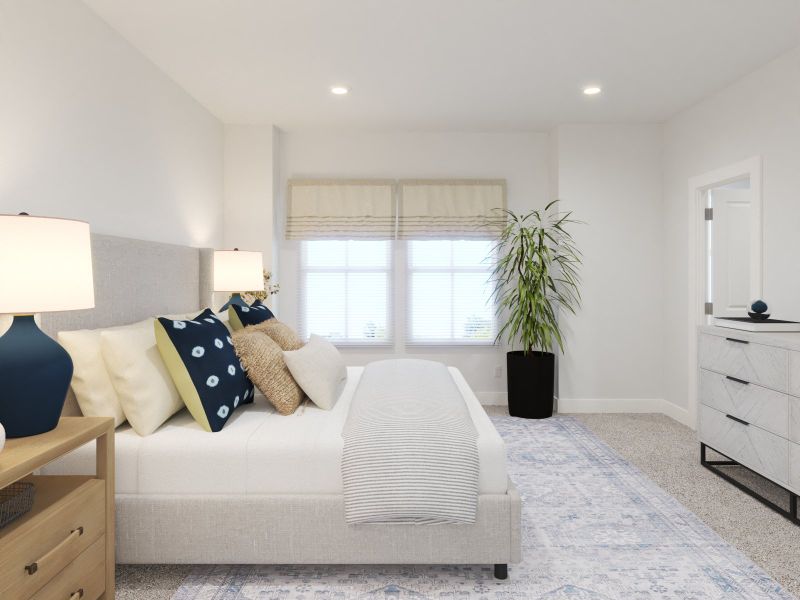 Furnished interior in a model home at McFarland Farms Townhomes in Mount Juliet (Image 10). Furnished interior in a model home at McFarland Farms Townhomes in Mount Juliet (Image 10).