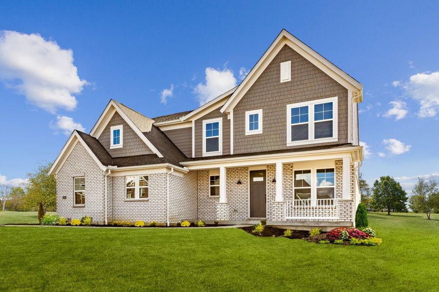 Front exterior of a home in the Hidden Fields community, located in Hoschton, GA (Image 12).