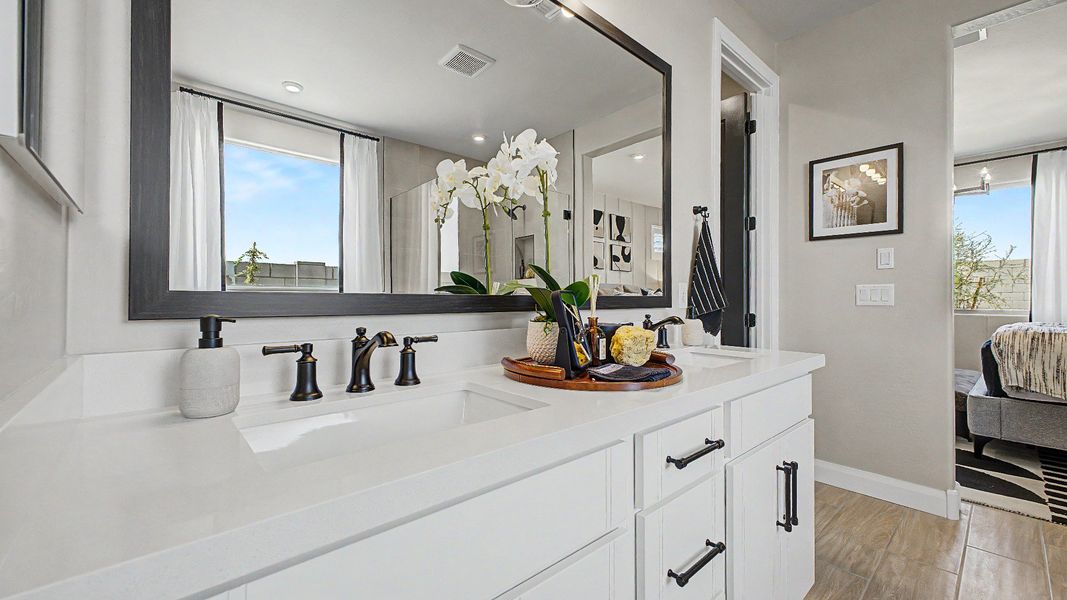 Furnished interior in a model home at Apache Farms in Buckeye (Image 23).