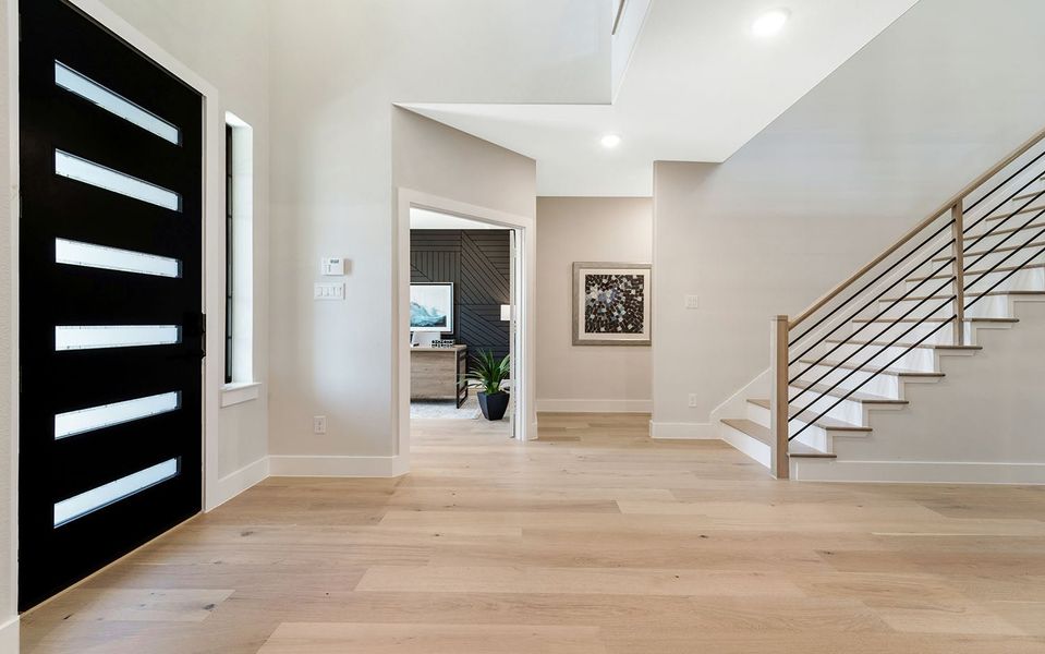 Furnished interior in a model home at Green Meadows in Celina (Image 6).