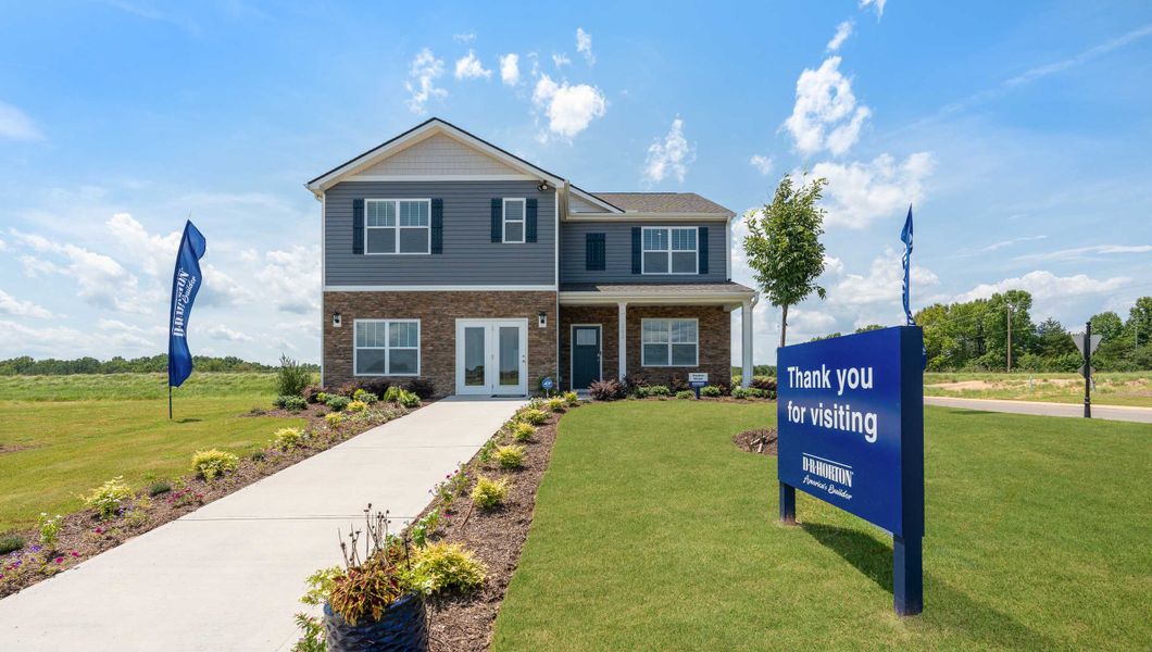 Front exterior of a home in the Durbin Meadows community, located in Fountain Inn, SC (Image 4). Front exterior of a home in the Durbin Meadows community, located in Fountain Inn, SC (Image 4).