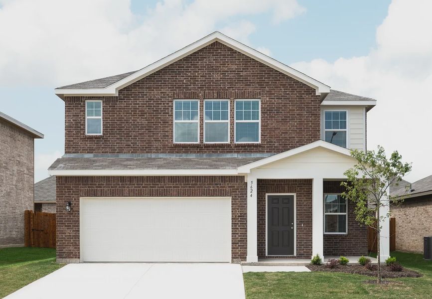 Front exterior of a home in the Trails at Culebra community, located in San Antonio, TX (Image 16). Front exterior of a home in the Trails at Culebra community, located in San Antonio, TX (Image 16).