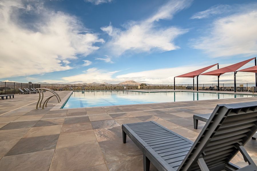 Front exterior of a home in the Overlook at The Dells community, located in Prescott, AZ (Image 12).