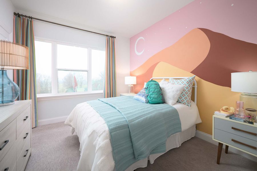 Furnished interior in a model home at The Preserve at Five Oaks in Lebanon (Image 12).