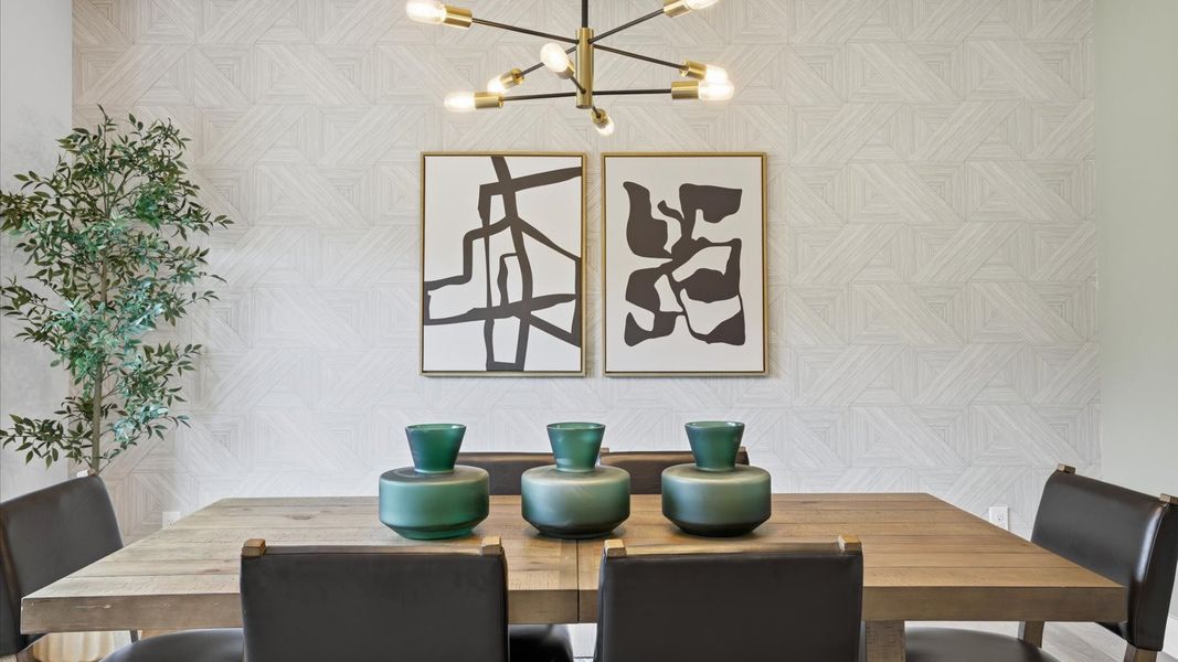 Furnished interior in a model home at Catlett Cove in Knoxville (Image 5).