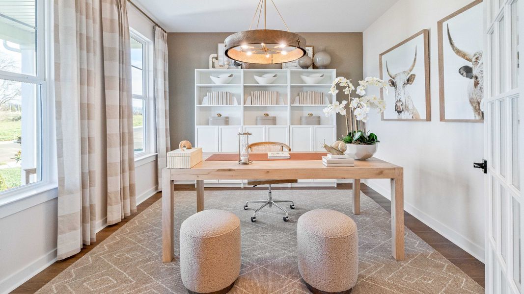Furnished interior in a model home at Cottages of Bearwood in Mount Pleasant (Image 7). Furnished interior in a model home at Cottages of Bearwood in Mount Pleasant (Image 7).
