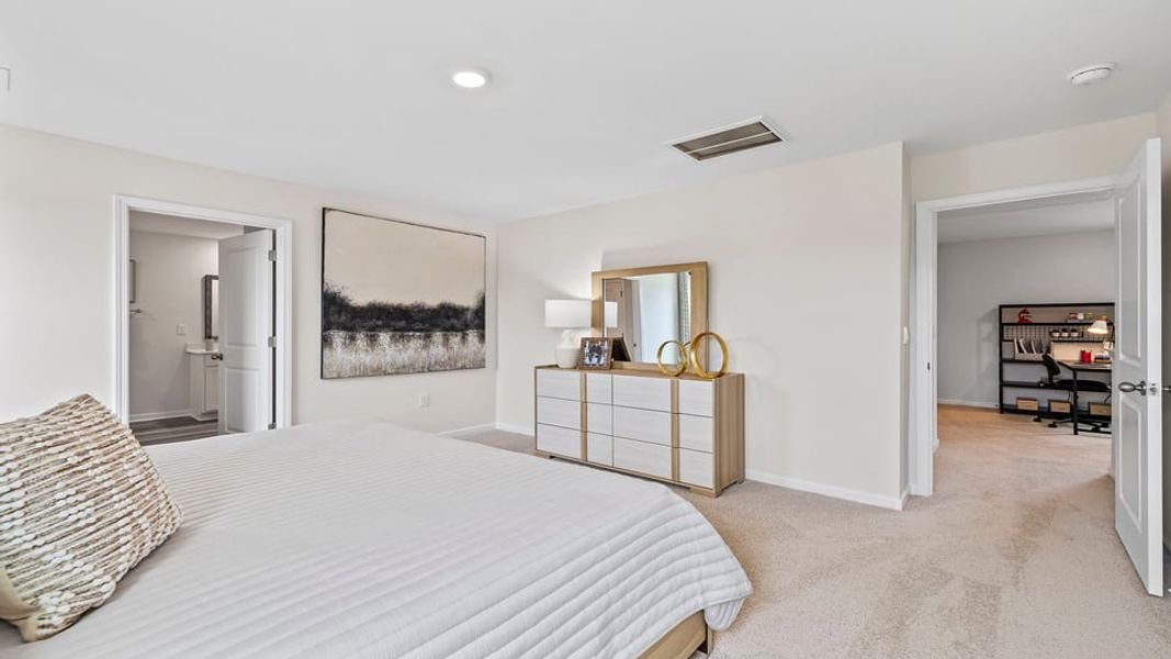 Furnished interior in a model home at Baxter Village in Boiling Springs (Image 27).