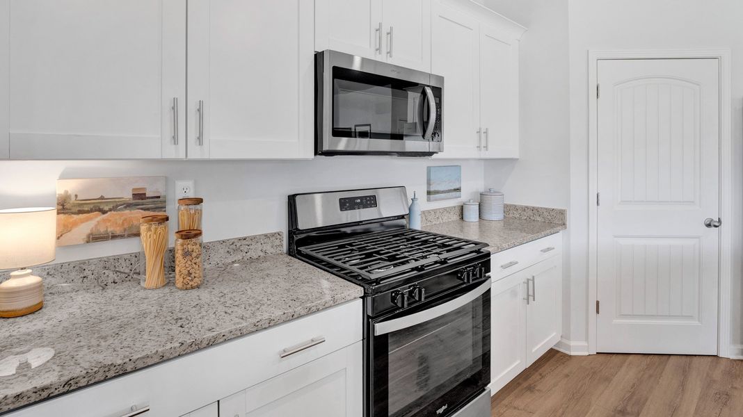 Furnished interior in a model home at Hedge Rose in Somerville (Image 11).