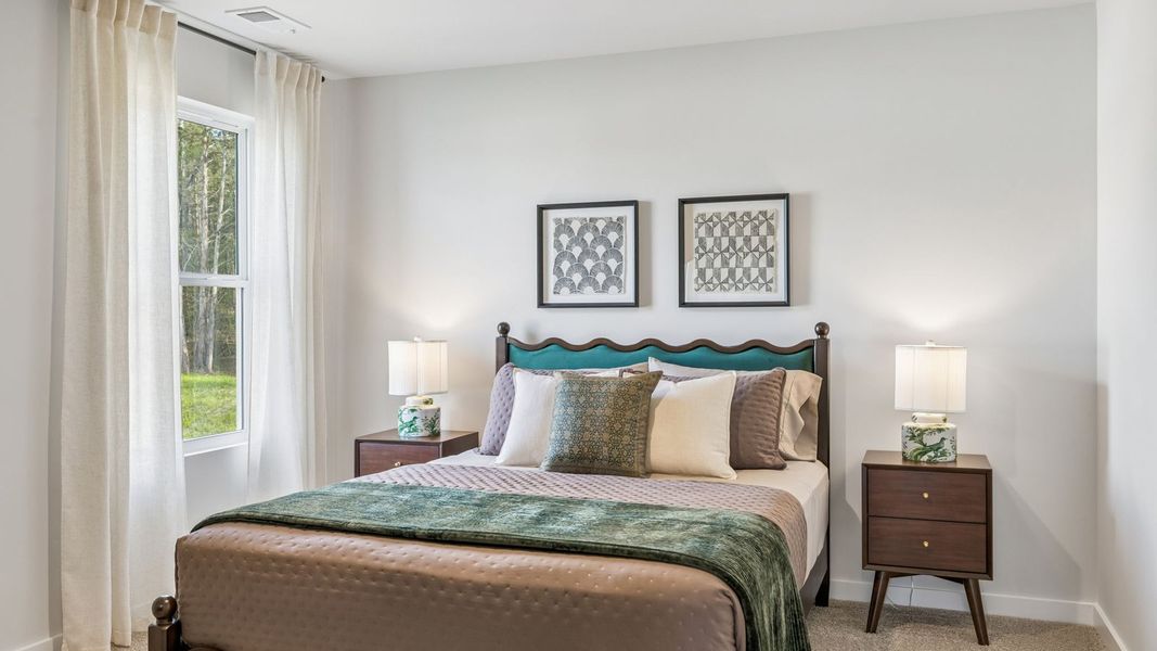 Furnished interior in a model home at Reserve at Hickory Ridge in Columbia (Image 105).