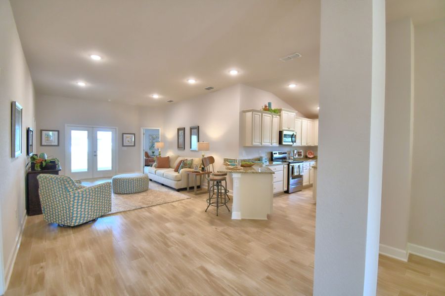 Furnished interior in a model home at Citrus Landing in Davenport (Image 21).