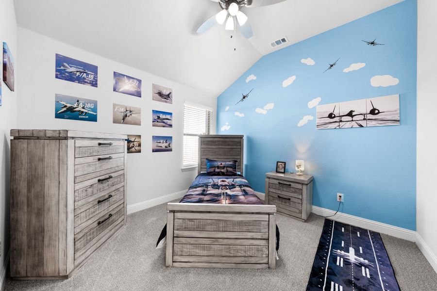 Furnished interior in a model home at Fox Landing in Caddo Mills (Image 29).