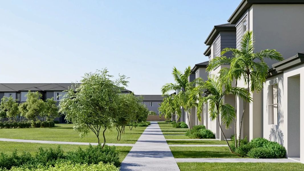 Front exterior of a home in the Villas De San Diego community, located in Miami, FL (Image 11).