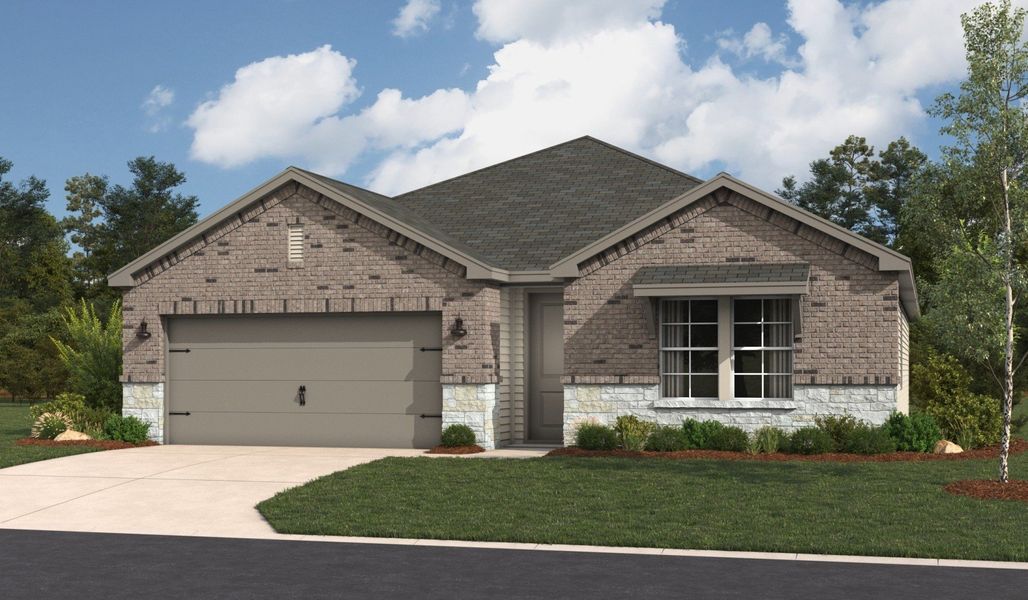 Front exterior of a home in the La Cima community, located in San Marcos, TX (Image 13).