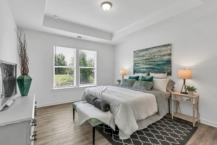 Furnished interior in a model home at Savoy Park in Covington (Image 3).