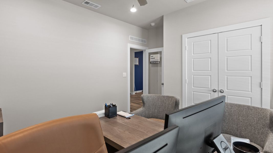 Furnished interior in a model home at Desert Ridge in Odessa (Image 23).