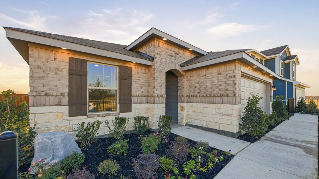 Front exterior of a home in the Hickory Grove community, located in Krum, TX (Image 10).