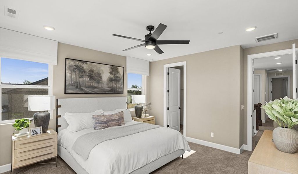 Furnished interior in a model home at The Towns at Lynwood Station in Mount Juliet (Image 28). Furnished interior in a model home at The Towns at Lynwood Station in Mount Juliet (Image 28).