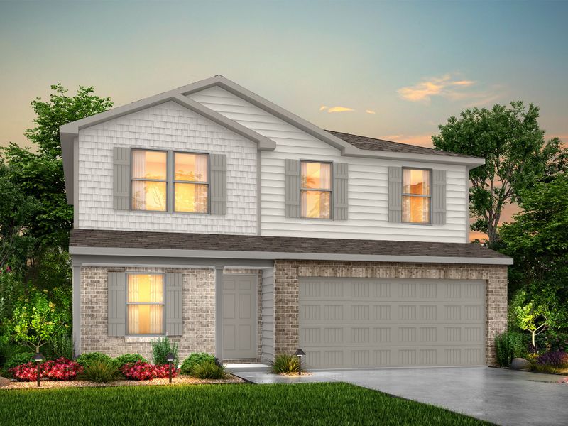 Front exterior of a home in the The Quarry community, located in Cuero, TX (Image 13).