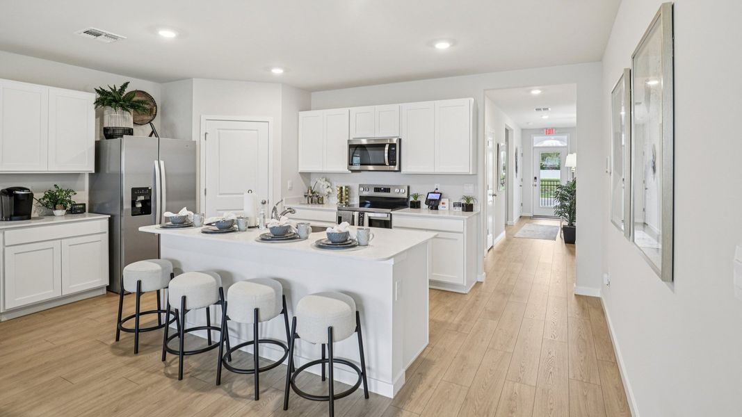 Furnished interior in a model home at Seagrass in Punta Gorda (Image 7).