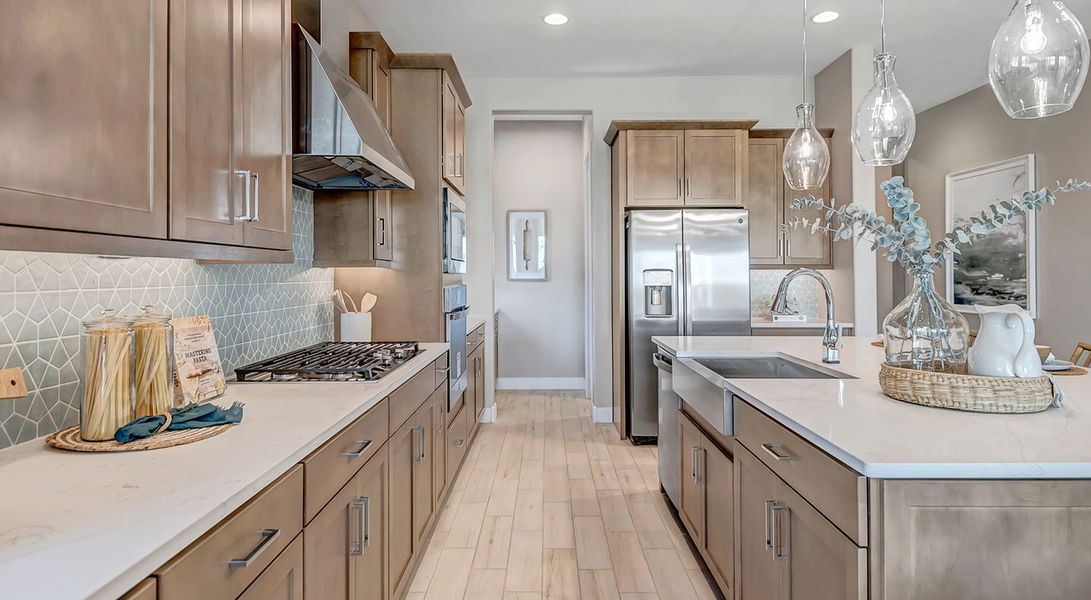 Furnished interior in a model home at Fire Sky at Alamar in Avondale (Image 21).